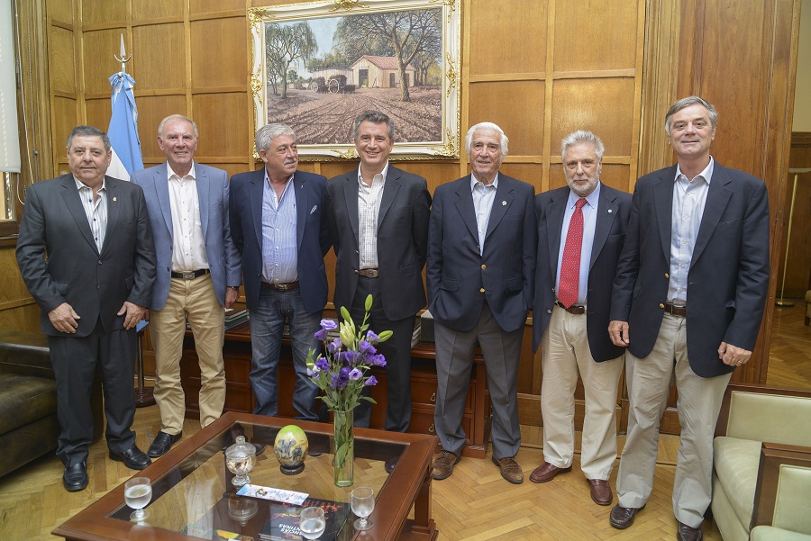  Etchevehere recibió a la Comisión de Enlace de 2008