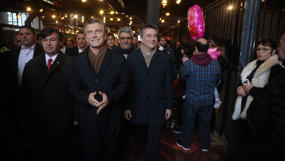 En La Rural, Macri siguió rechazando cambios en las retenciones