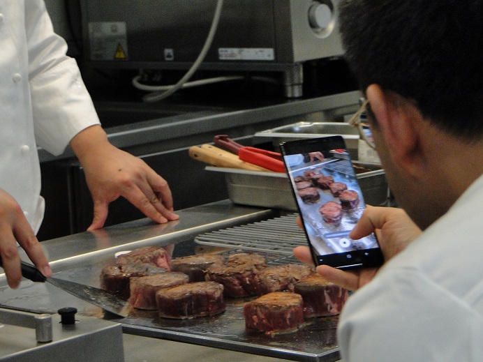 Clase magistral con carne argentina para chefs en Shanghai