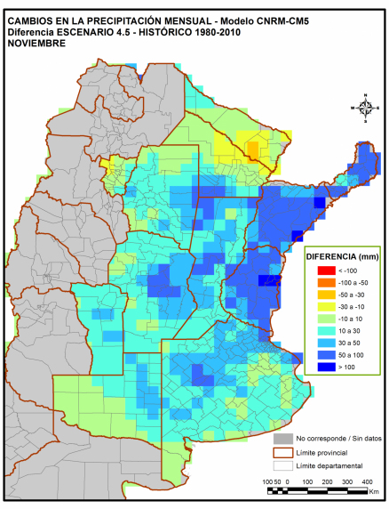 Agroindustria elaboró un mapa de riesgo agrícola por el cambio climático
