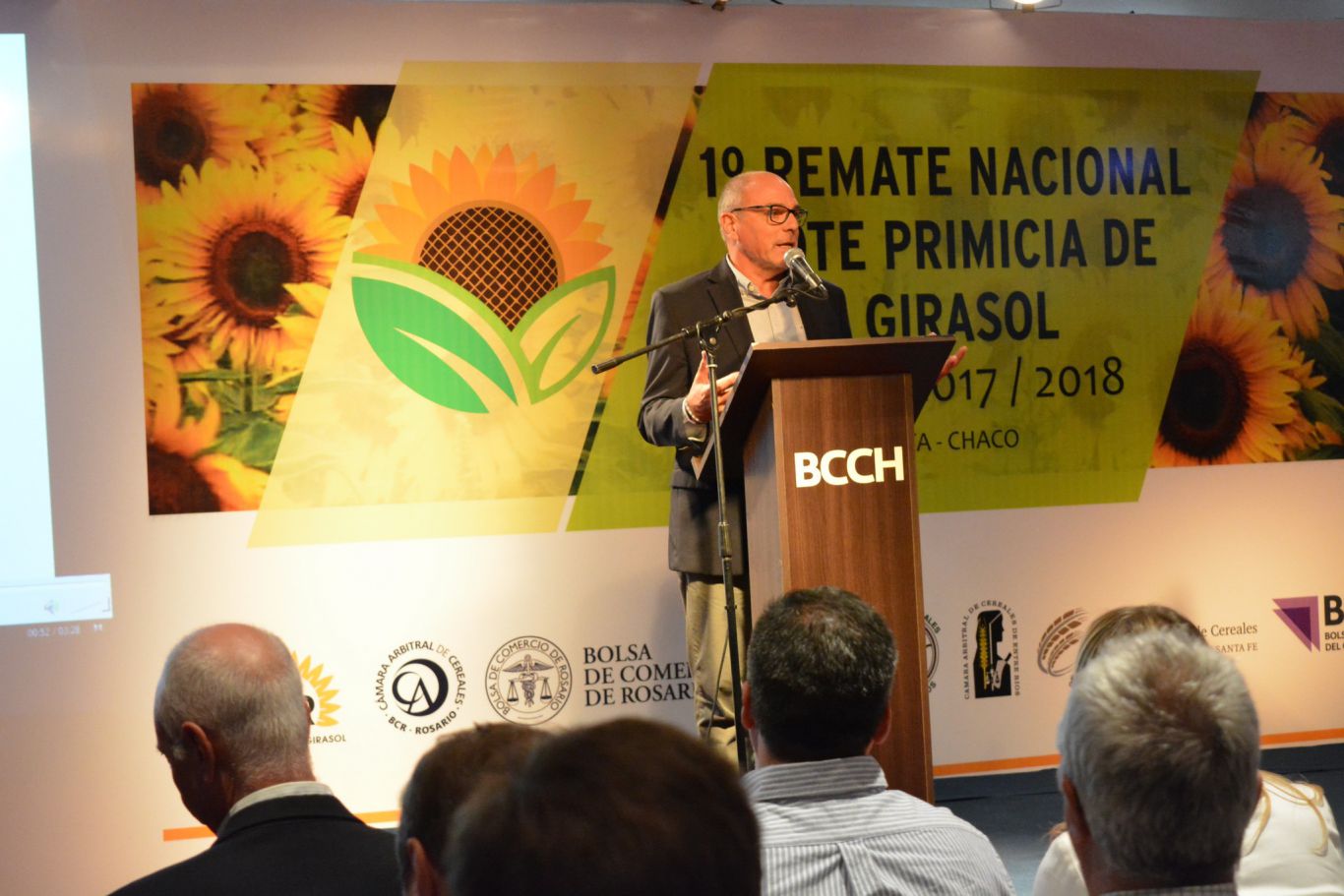 El "Remate del 1er. Lote de Girasol 2018/19" se traslada a Rosario