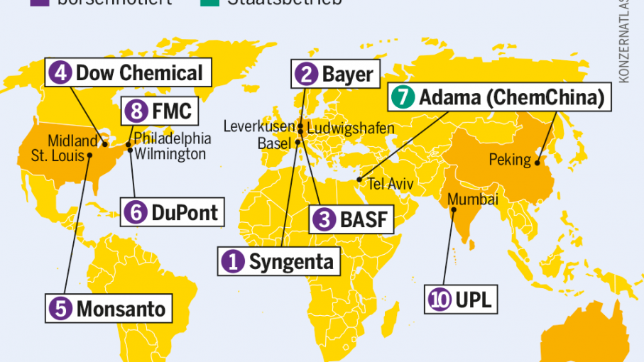 El mapa del &#39;concentrado&#39; mercado mundial de semillas y fitosanitarios - Agrolatam