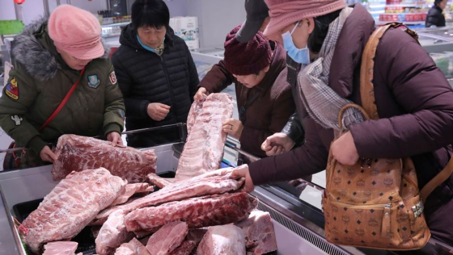 La debilitada demanda de carne de cerdo de China es otra señal de dificultades económicas 