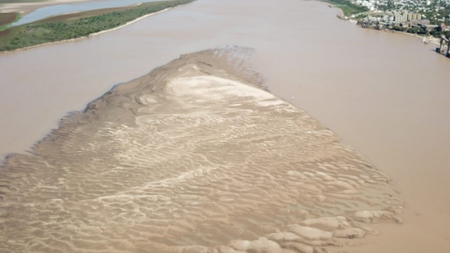La bajante extraordinaria del río Paraná es la peor desde 1944
