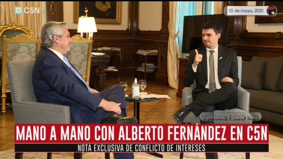 Alberto F: 'Está cerca de resolverse el problema de la deuda'
