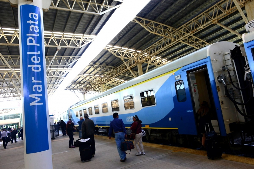 El tren llegó a Mar del Plata, luego de ocho meses de inactividad por la pandemia del coronavirus