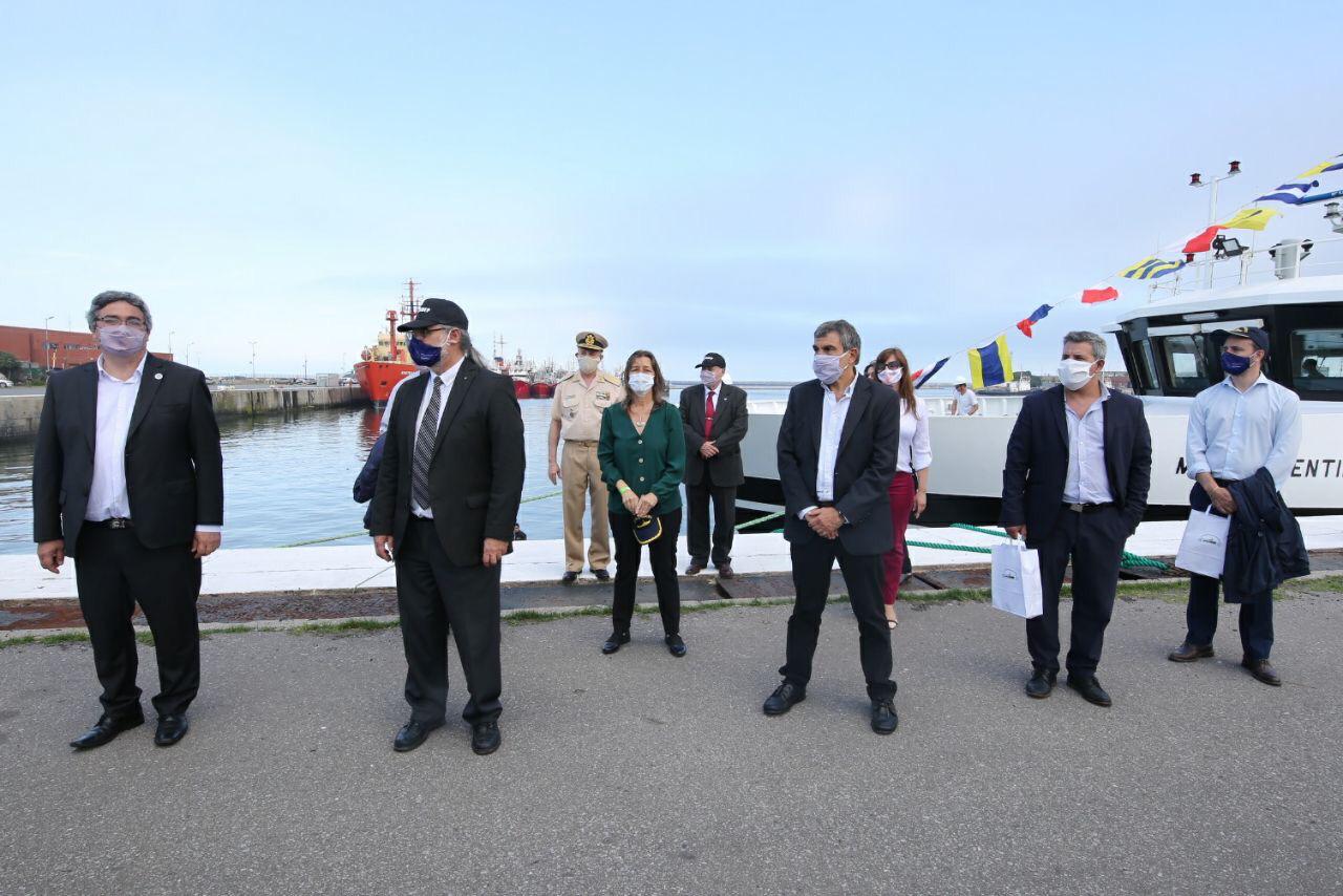 Salvarezza recibió al "Mar Argentino", nuevo buque de investigación del INIDEP