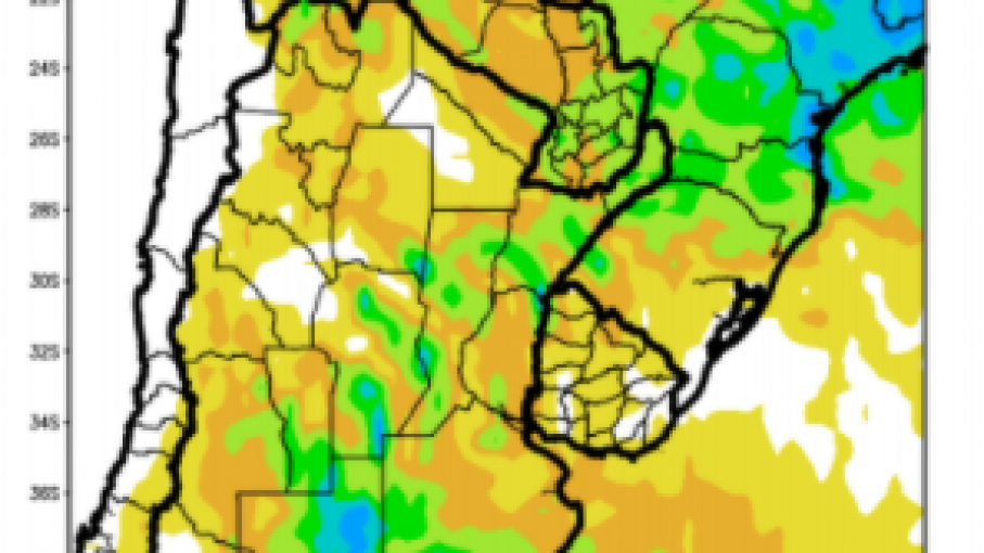 Perspectiva agroclimatica semanal Argentina y Brasil