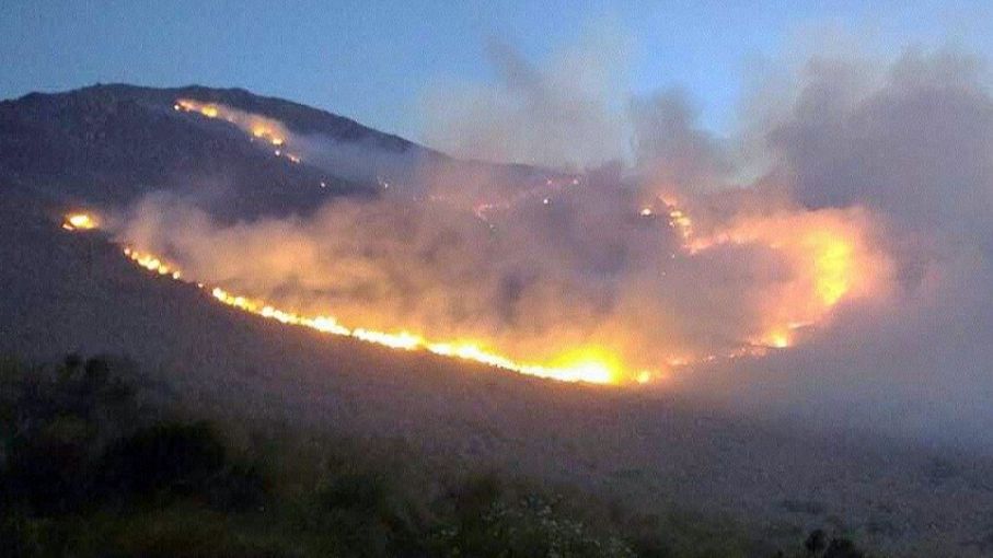 Se registran focos activos de incendios forestales en cinco provincias del país