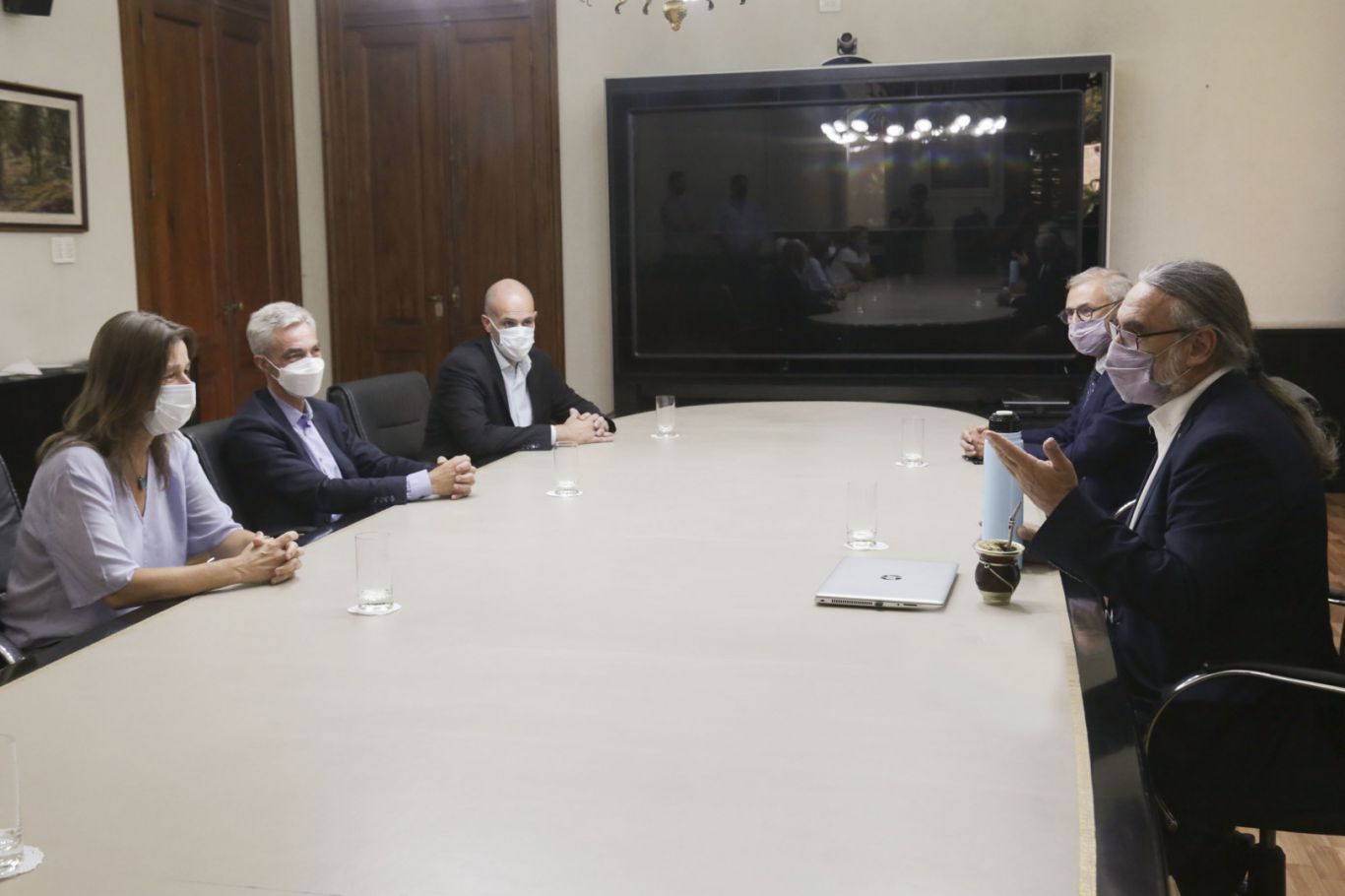 Tres ministros se reunieron para garantizar la seguridad de la producción agropecuaria