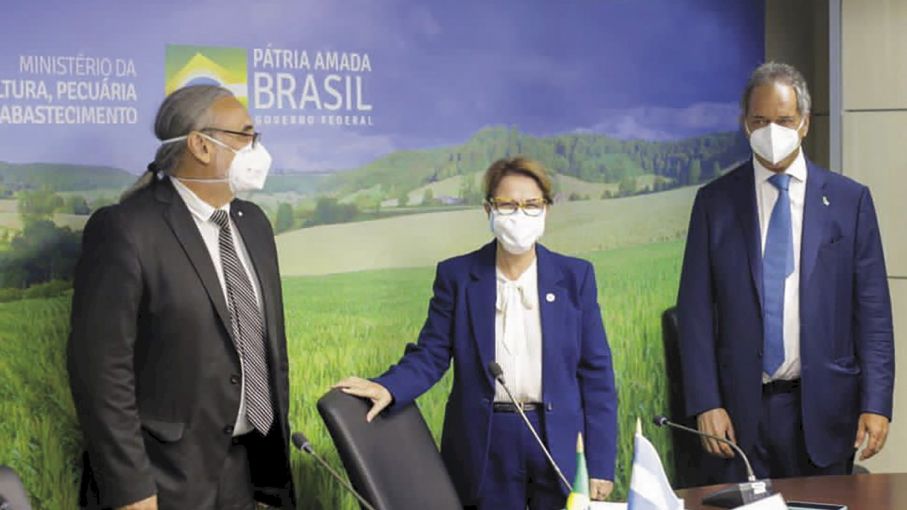 Ministro Basterra se reunió con su par brasileña