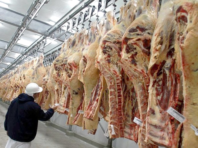 Cayeron en febrero las exportaciones de carne respecto de enero, pero subieron con relación a 2020