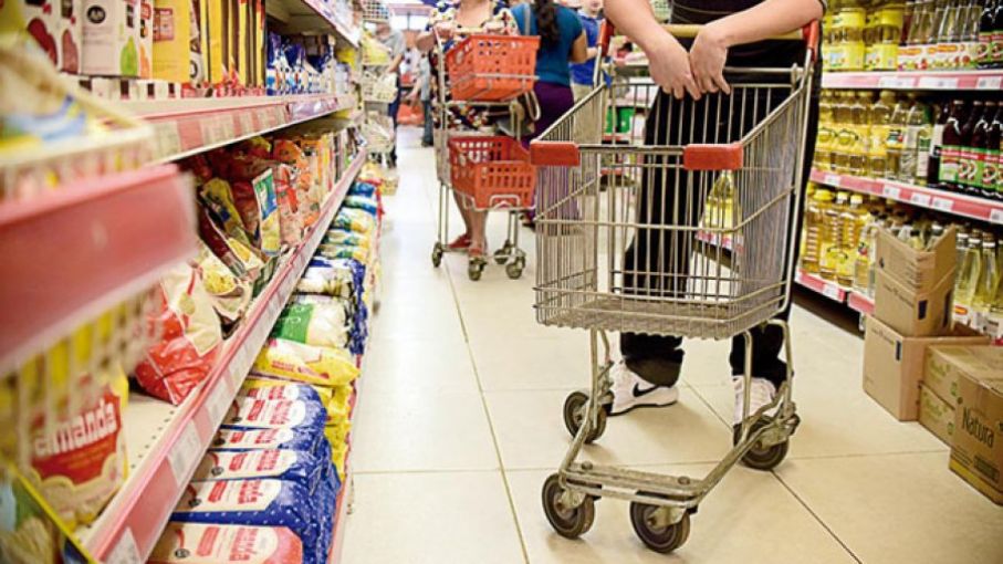 Ventas en supermercados bajaron en febrero 5,8% interanual