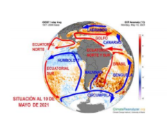 Perspectiva agroclimatica semanal Cono Sur