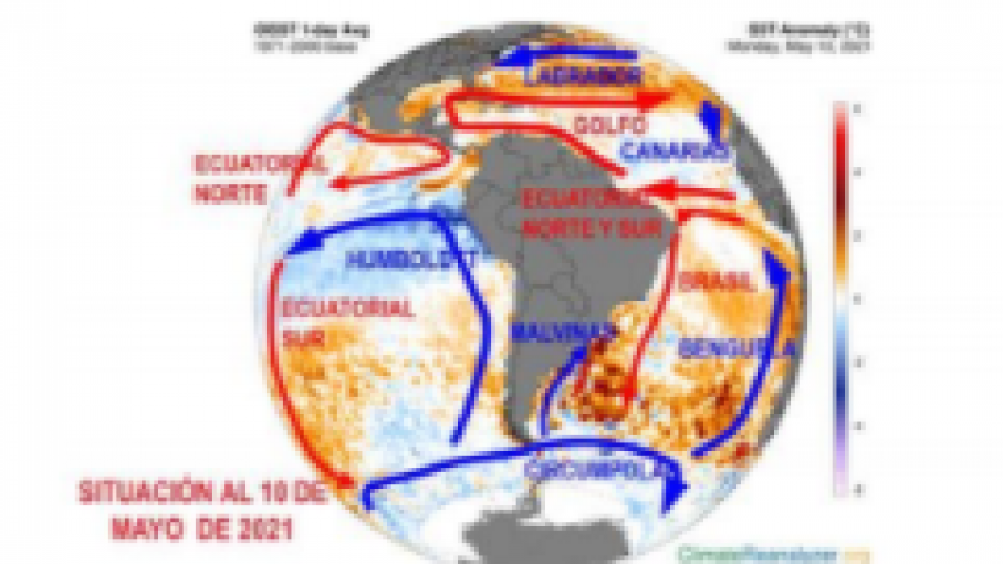Perspectiva agroclimatica semanal Cono Sur