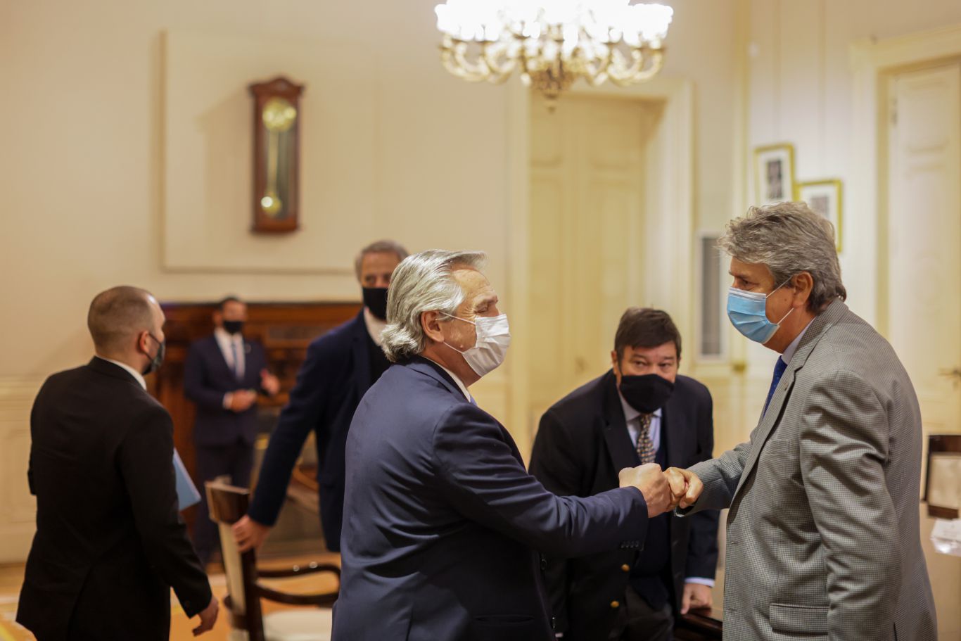 Alberto Fernández recibió al Consejo Agroindustrial