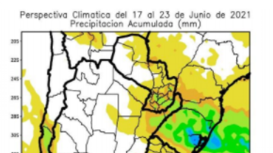Perspectiva agroclimática semanal Argentina y EEUU