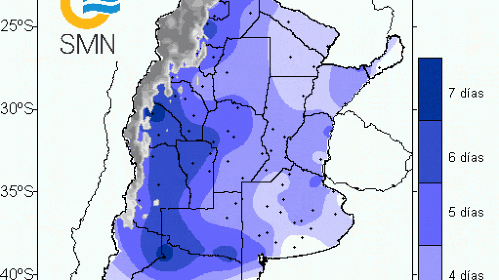 Ola de fro y persistencia de temperaturas bajas del 15 al 21 de junio de 2021 