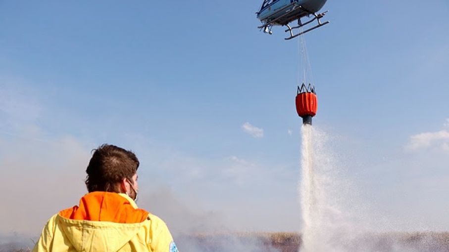 Nación envía recursos para el combate de los incendios forestales en Córdoba