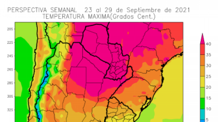 Perspectiva agroclimatica semanal