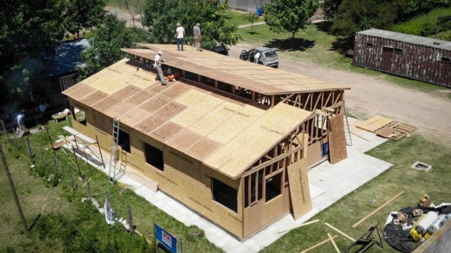 El INTA tendrá la primera oficina autoconstruida en madera