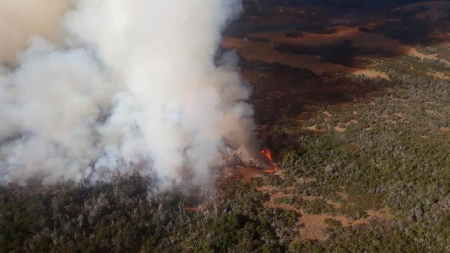 Están controlados los focos de incendios que afectaban a la provincia de Chubut