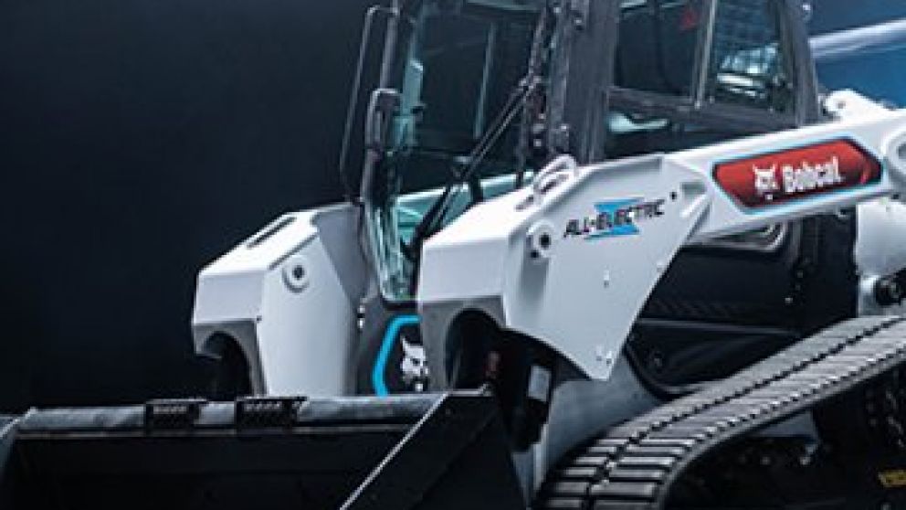 Bobcat presenta el cargador de orugas compacto totalmente electrico