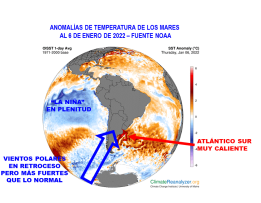 Perspectiva agroclimática en el area Agrícola del Conosur