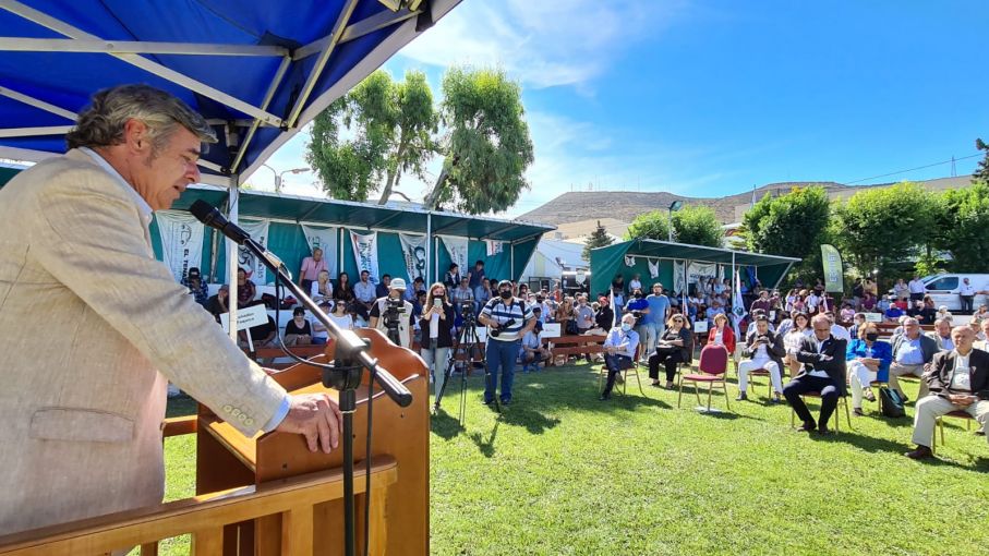 Nicolás Pino participó de la exposición ganadera de Comodoro Rivadavía