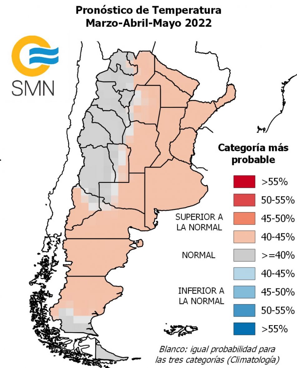 OTOÑO 2022 | Pronóstico climático para Argentina