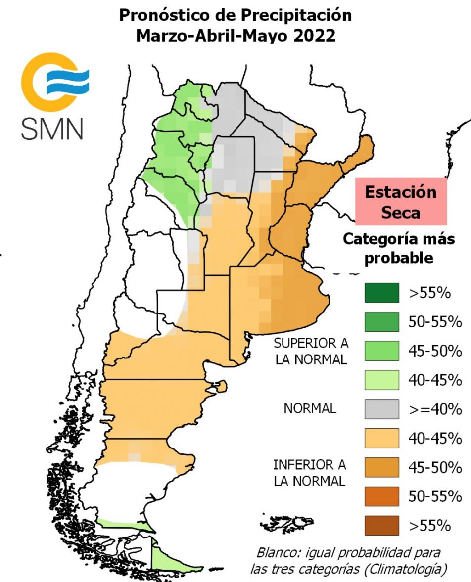 OTOÑO 2022 | Pronóstico climático para Argentina