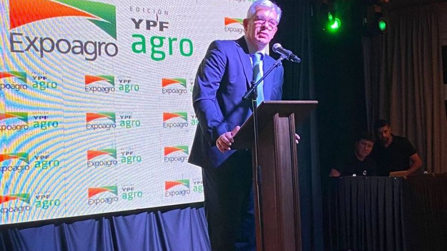 Domínguez presentó el nuevo plan ganadero para los próximos dos años en ExpoAgro