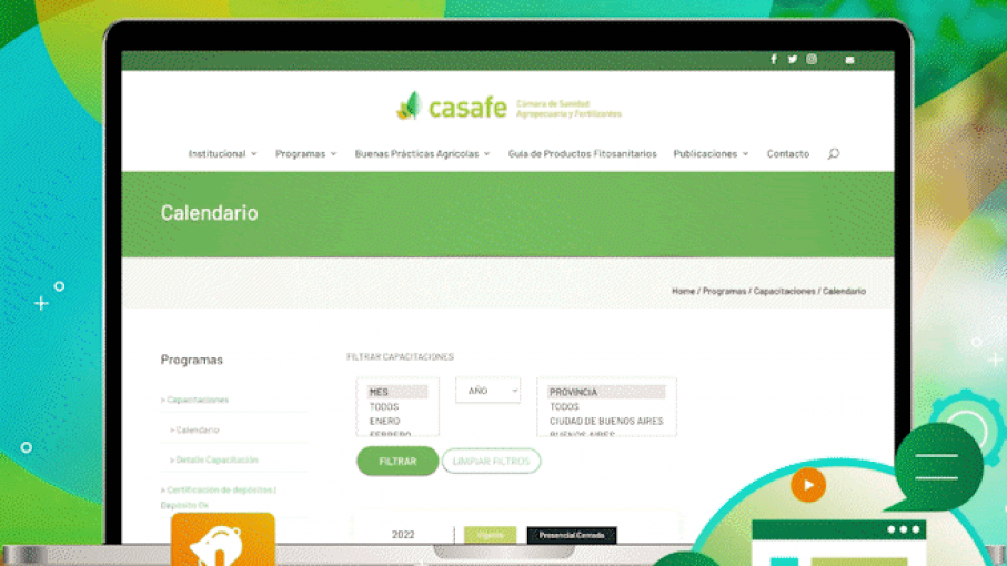 Casafe lanza su calendario online de capacitaciones