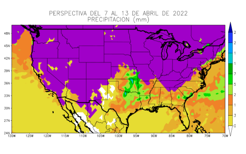 Pronostico agroclimático USA