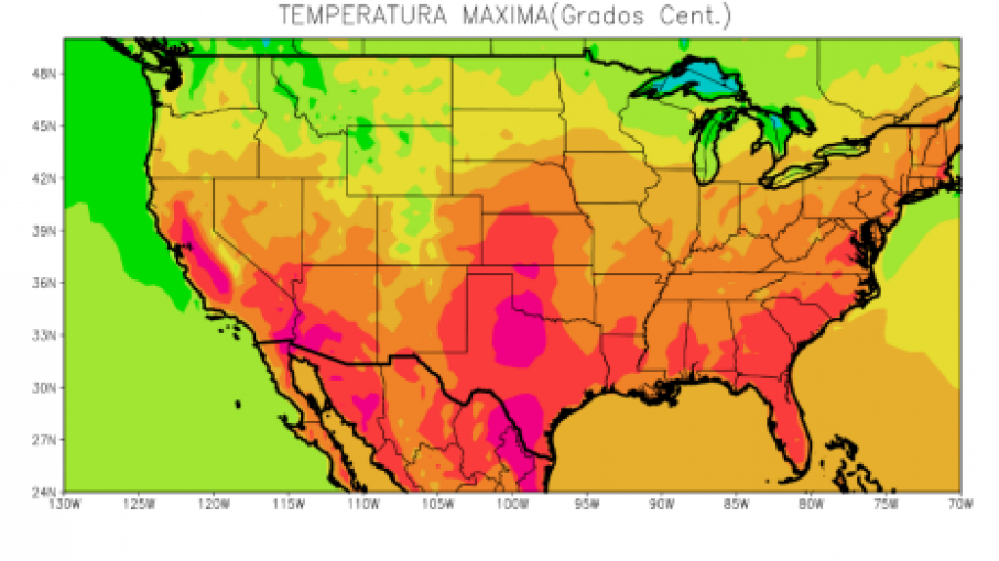 Pronostico agroclimático USA
