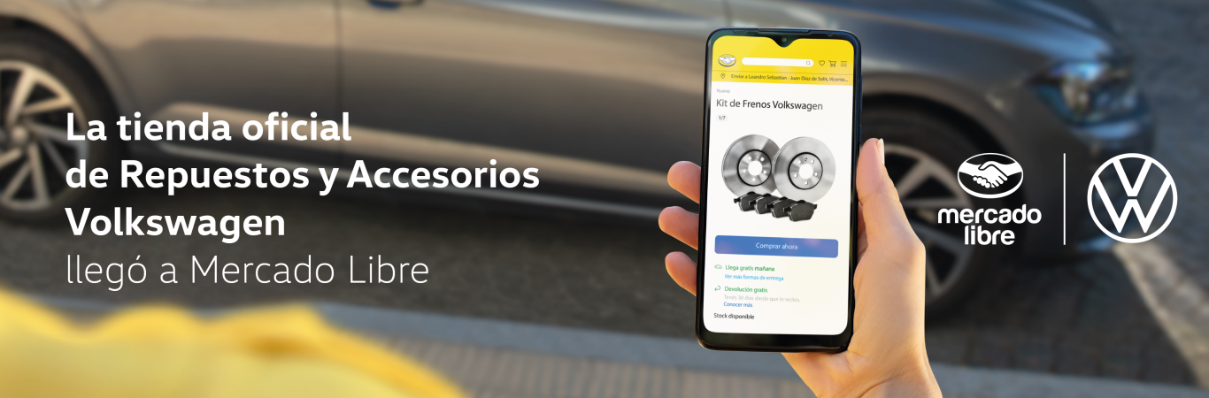 Volkswagen lanza la Tienda Oficial de Repuestos y Accesorios Volkswagen en Mercado Libre