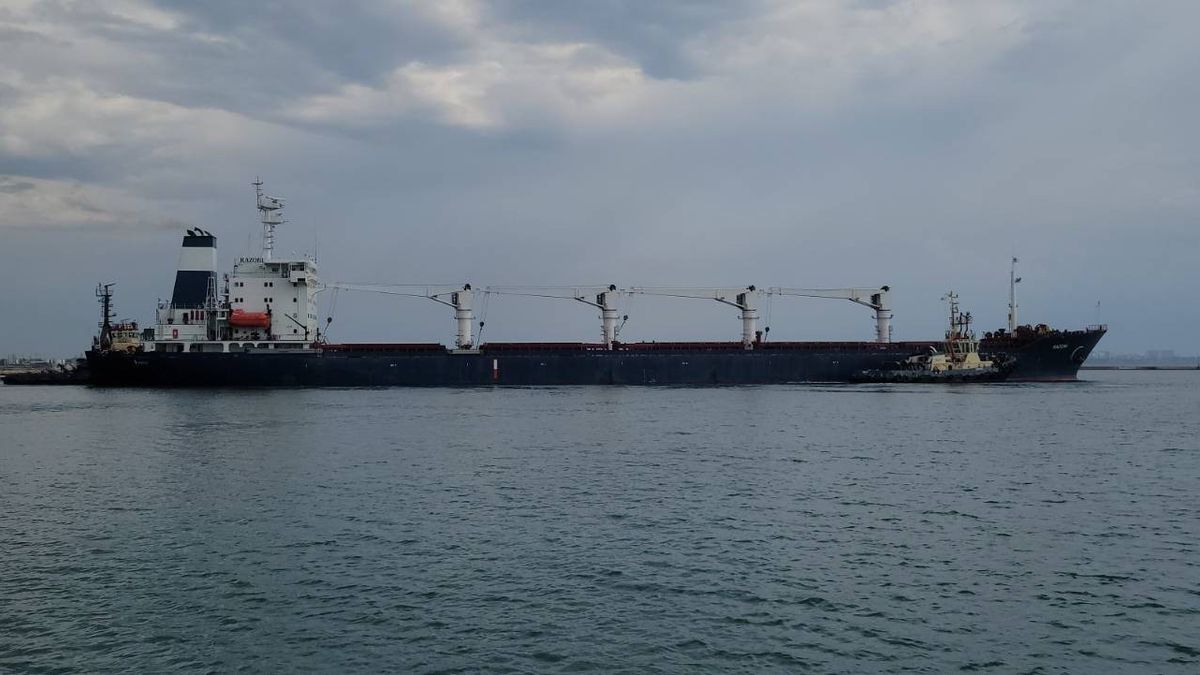 Parte de Ucrania el primer barco con cereales tras acuerdos con Rusia
