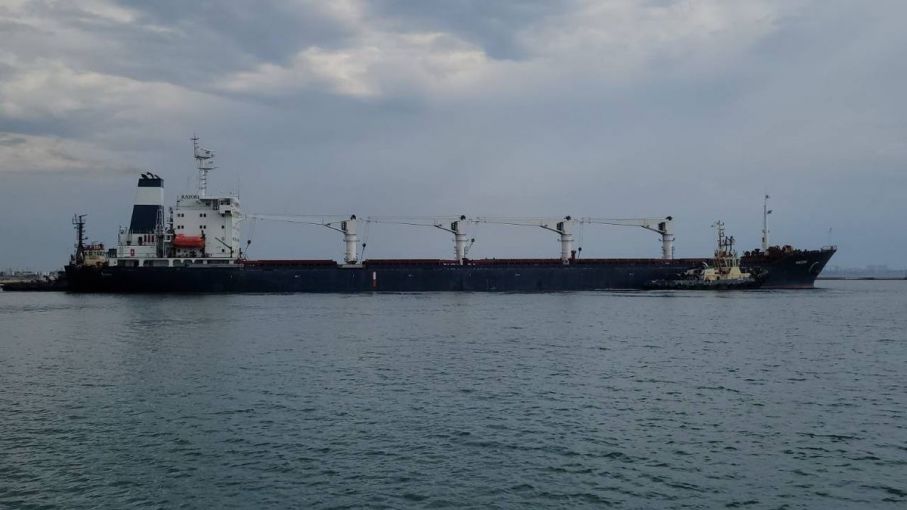 Parte de Ucrania el primer barco con cereales tras acuerdos con Rusia