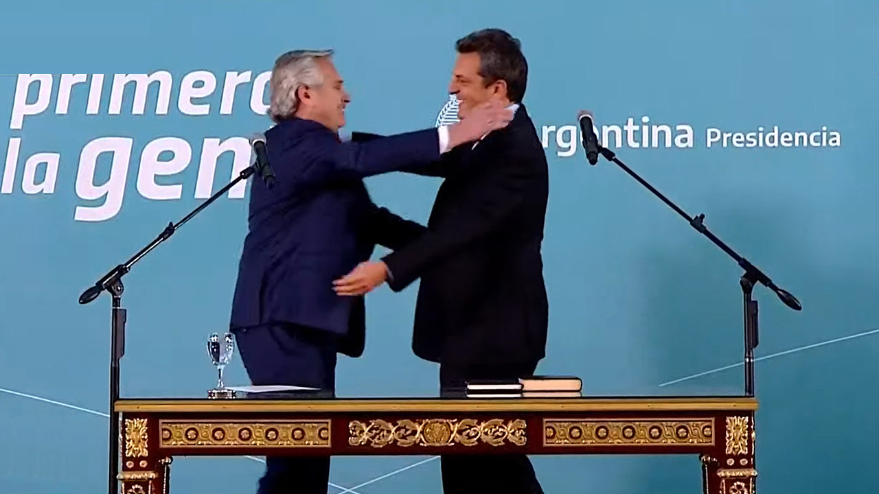 Sergio Massa juró como nuevo ministro de Economía
