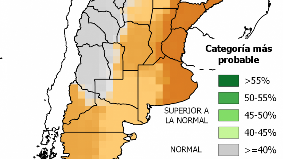 Pronóstico climático para octubre-noviembre-diciembre 2022