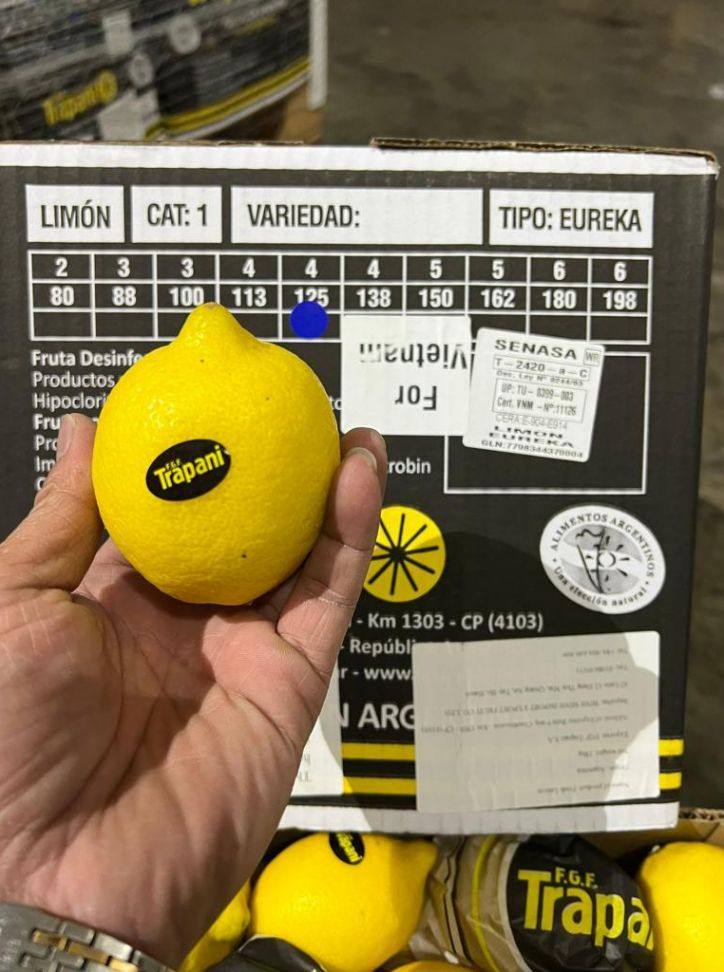 El NOA celebra la llegada de los primeros limones argentinos a Vietnam