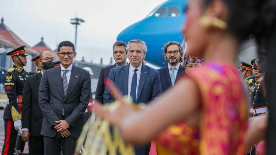 El Presidente llegó a Bali para participar de la Cumbre del G20