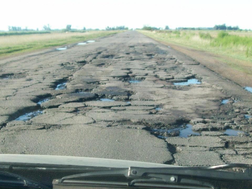 El estado de las rutas de la Argentina es uno de los peores del mundo, según un estudio