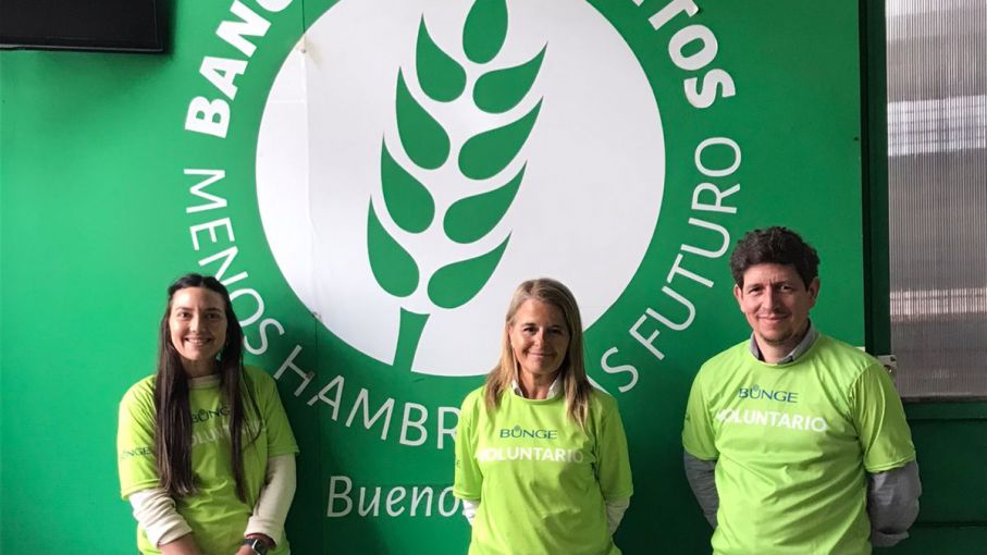 Bunge realizó un programa mundial de voluntariado para hacer frente a los desafíos de la seguridad alimentaria