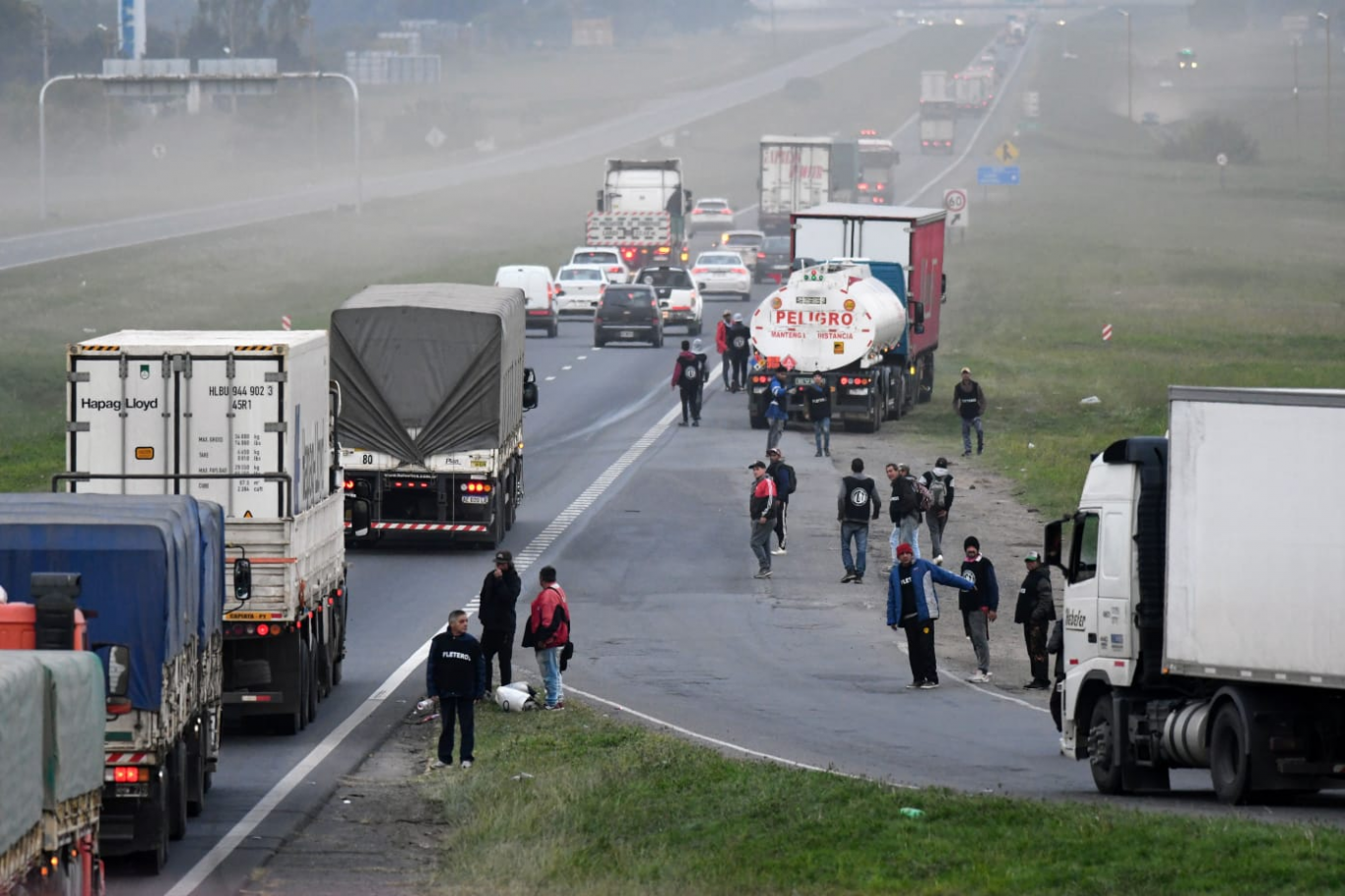 Los fleteros levantaron la protesta tras un acuerdo con el Gobierno