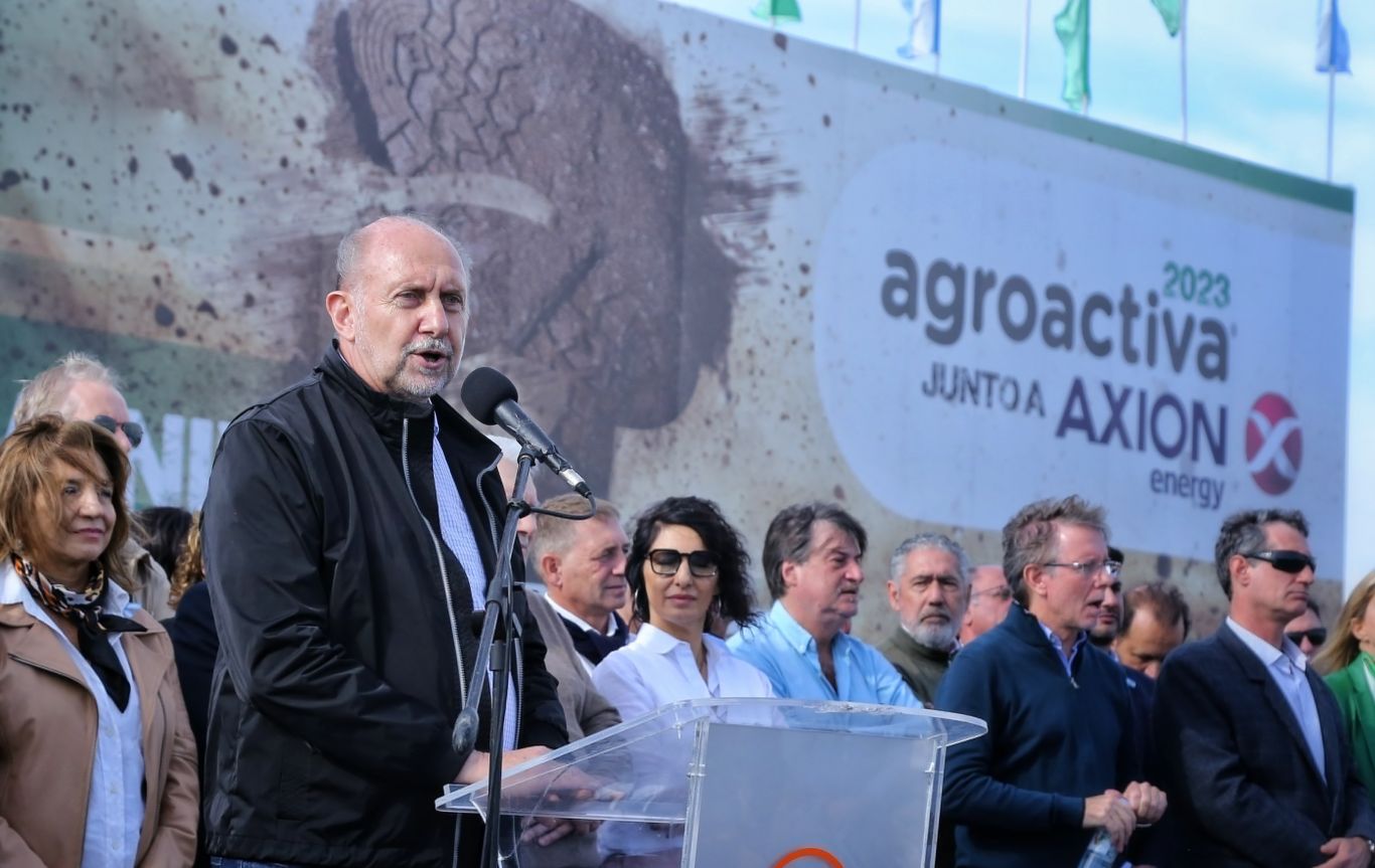 Gobernador Perotti participa en Agroactiva y aborda temas clave en entrevista