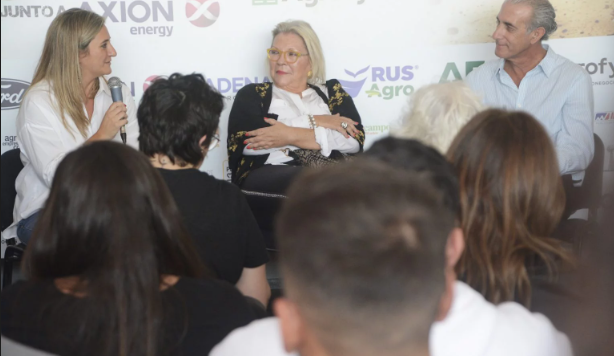 Elisa Carrió anuncia en Agroactiva su proyecto "más creativo" para eliminar las retenciones