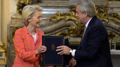 Fernández: "Queremos un acuerdo con la UE que balancee las economías" de ambas regiones