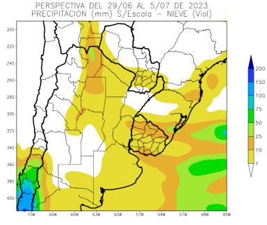 Pronostico del tiempo semanal: fluctuaciones térmicas y precipitaciones variables