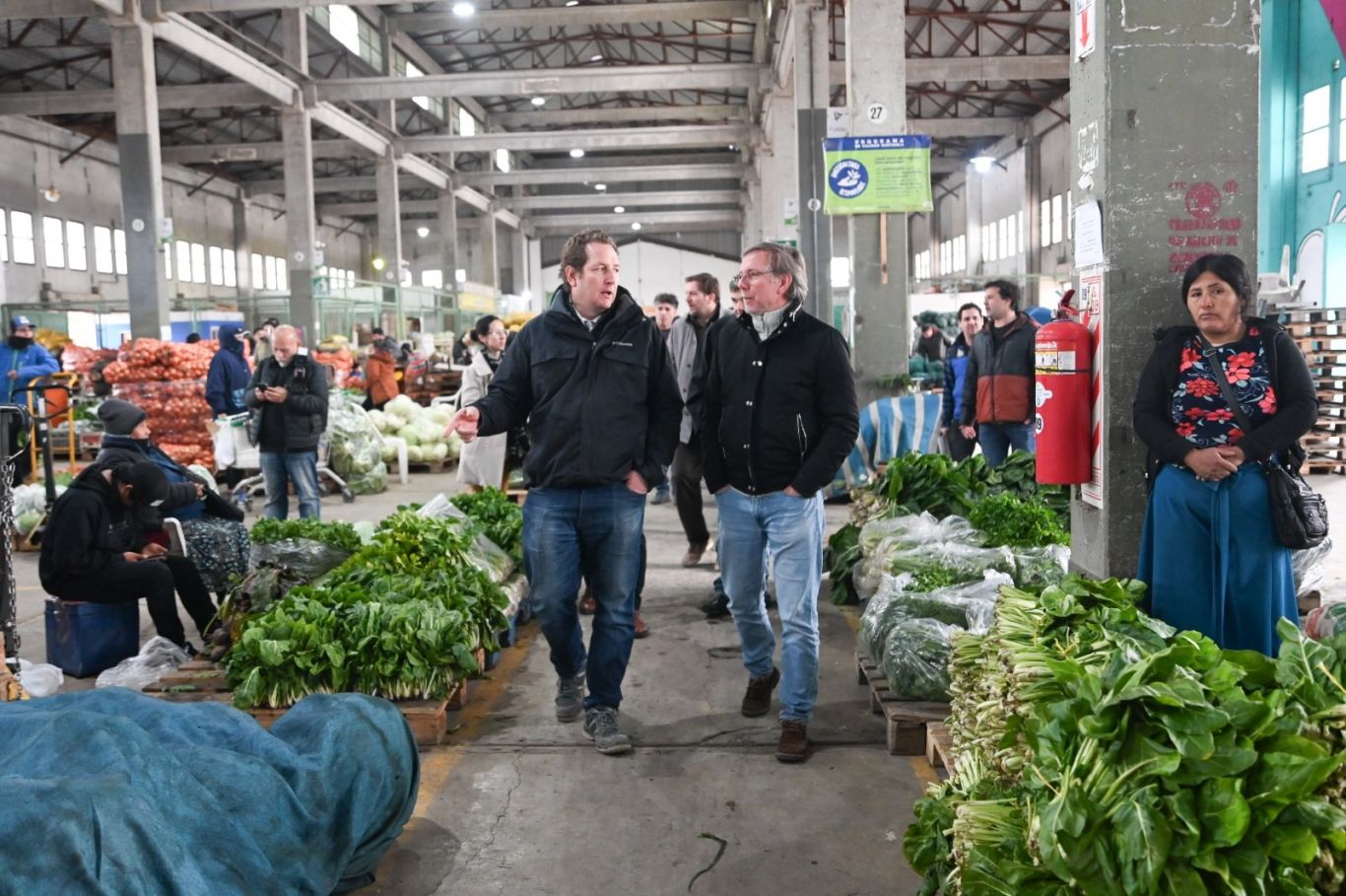 El secretario de Agricultura de Nación visitó el Mercado Concentrador de Neuquén